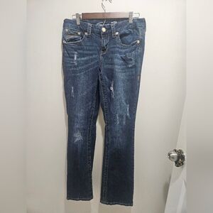 7 FOR ALL MANKIND- Classic Blue Women's 8  Jeans Slim Boot